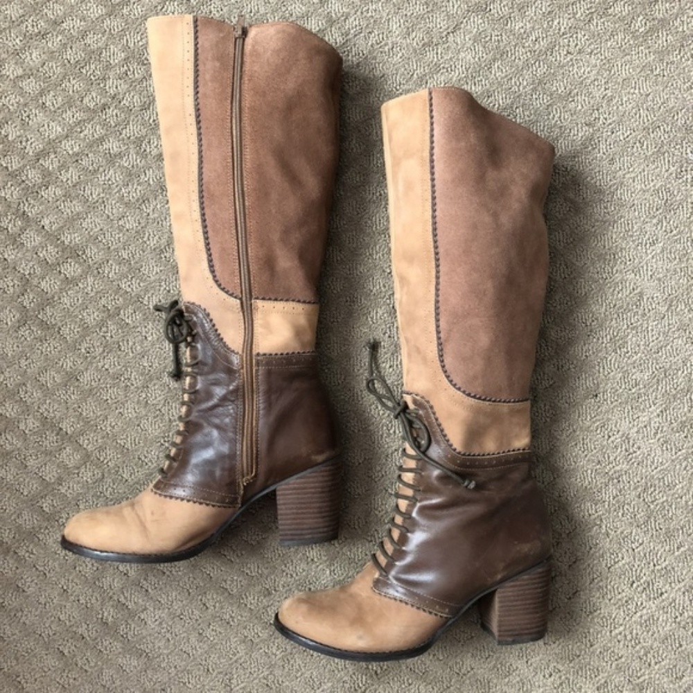 Anthropologie Faryl Robin Tara Saddle Boots - 8.5